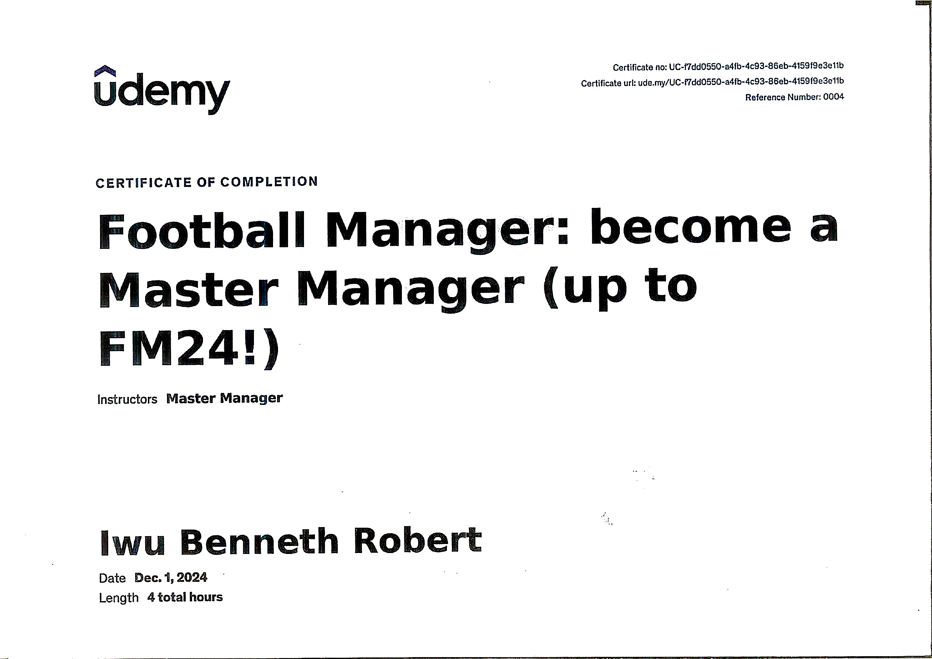 Football Manager: become a Master Manager (up to FM24!)