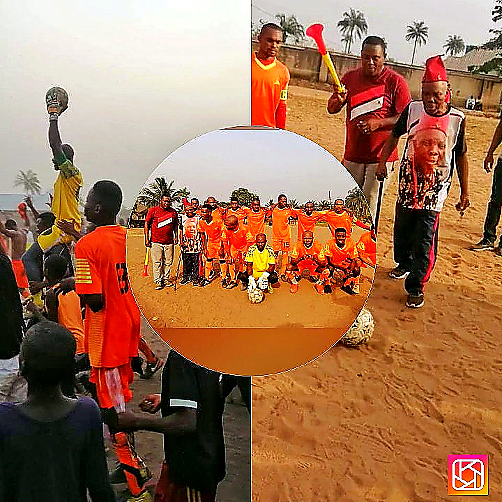 Grassroots football scenes